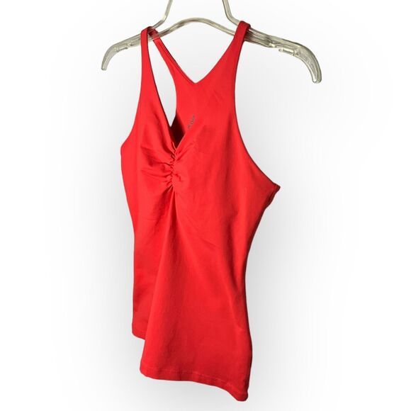 PrAna Women's Sabin Chakara Orange Racerback Tank Top with Built-in Bra Size S - Picture 6 of 11